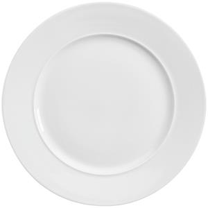 Vega Plat bord Base met opstaande raand; 24x2.5 cm (ØxH); wit; rond; 6 stuk / verpakking