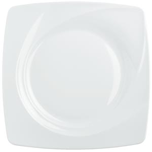 Vega Plat bord Vilano; 19x19 cm (LxB); wit; vierkant; 6 stuk / verpakking