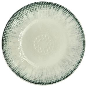 Vega Plat bord Kuori; 21 cm (Ø); wit/grijs/zwart; rond; 6 stuk / verpakking