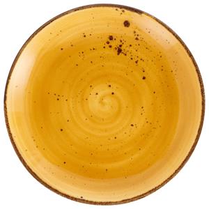 Vega Plat bord Nebro; 20 cm (Ø); geel; rond; 6 stuk / verpakking