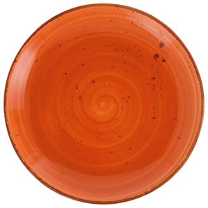 Vega Plat bord Nebro; 20 cm (Ø); rood; rond; 6 stuk / verpakking