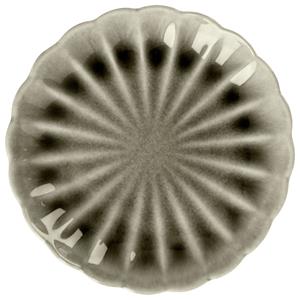 Vega Plat bord Flora; 15.2x2.3 cm (ØxH); grijs; rond; 6 stuk / verpakking