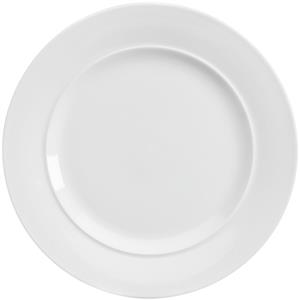 Vega Plat bord Base met opstaande raand; 28x3 cm (ØxH); wit; rond; 6 stuk / verpakking