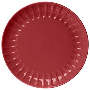 Vega Plat bord Bel Colore; 21.5 cm (Ø); rood; rond; 6 stuk / verpakking