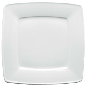 Vega Plat bord Melbourne; 25.5x25.5 cm (LxB); wit; vierkant; 6 stuk / verpakking