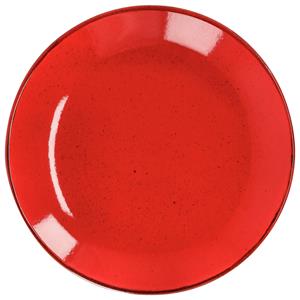 Vega Plat bord Sidina; 20 cm (Ø); rood; rond; 6 stuk / verpakking