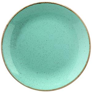 Vega Plat bord Sidina; 20 cm (Ø); turquoise; rond; 6 stuk / verpakking