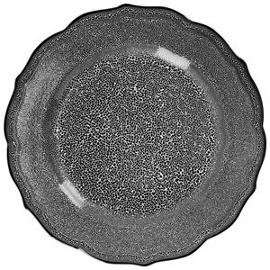 Vega Plat bord Antiqus; 21 cm (Ø); grijs; rond; 6 stuk / verpakking
