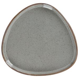 Vega Bord Sidina organisch met rand; 20.7x19.5x2 cm (LxBxH); grijs; organisch; 6 stuk / verpakking
