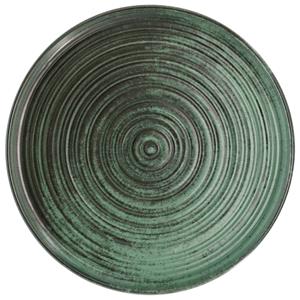 Vega Plat bord met rand Etana; 21x1 cm (ØxH); groen; rond; 6 stuk / verpakking