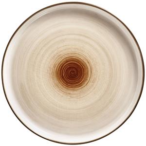Vega Plat bord Limaro; 25 cm (Ø); bruin; rond; 6 stuk / verpakking