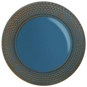 Vega Plat bord Aranda; 26.5 cm (Ø); blauw; rond; 4 stuk / verpakking