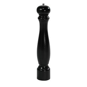 Kesper Pepermolen of zoutmolen - zwart - hout - x 7 cm -