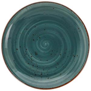 Vega Plat bord Nebro; 25 cm (Ø); blauw; rond; 6 stuk / verpakking