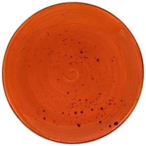 Vega Plat bord Nebro; 25 cm (Ø); rood; rond; 6 stuk / verpakking