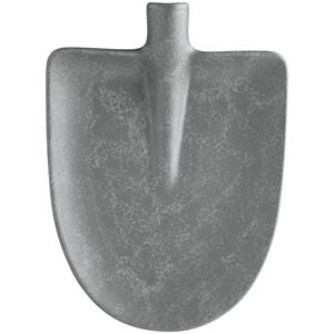 Vega Serveerschop Kelda rond; 21.5x18x2 cm (LxBxH); antraciet; halfrond; 4 stuk / verpakking