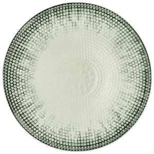 Vega Plat bord Kuori met rand; 24x1.9 cm (ØxH); wit/grijs/zwart; rond; 6 stuk / verpakking