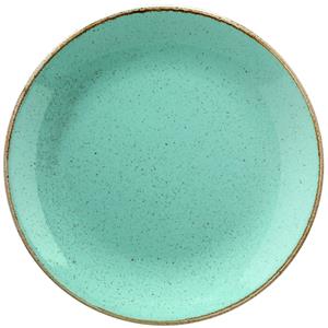 Vega Plat bord Sidina; 24 cm (Ø); turquoise; rond; 6 stuk / verpakking