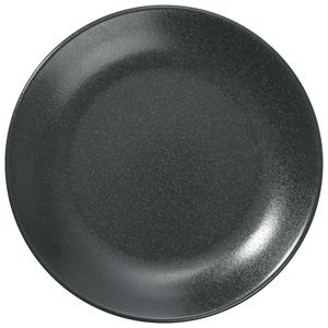 Vega Plat bord Masca; 24 cm (Ø); zwart; rond; 6 stuk / verpakking