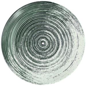 Vega Plat bord Etana; 31 cm (Ø); wit/antraciet; rond; 4 stuk / verpakking