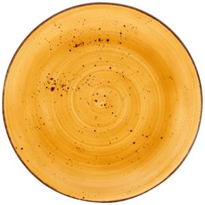 Vega Plat bord Nebro; 31 cm (Ø); geel; rond; 4 stuk / verpakking