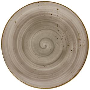 Vega Plat bord Nebro; 31 cm (Ø); grijs; rond; 4 stuk / verpakking