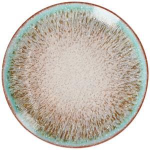 Vega Plat bord Mercury; 31 cm (Ø); groen/bruin; rond; 6 stuk / verpakking