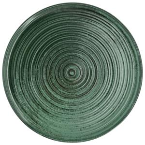 Vega Plat bord met rand Etana; 24x1.1 cm (ØxH); groen; rond; 6 stuk / verpakking