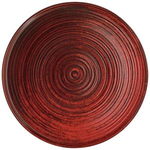 Vega Plat bord met rand Etana; 30x1.4 cm (ØxH); rood; rond; 4 stuk / verpakking