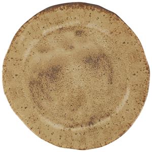 Porland Plat bord Natura; 28.5x2.35 cm (ØxH); lichtbruin/donkerbruin; rond; 6 stuk / verpakking