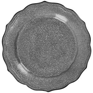 Vega Plat bord Antiqus; 29 cm (Ø); grijs; rond; 4 stuk / verpakking