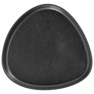 Vega Bord Masca organisch met rand; 27.2x26x2.5 cm (LxBxH); zwart; organisch; 6 stuk / verpakking