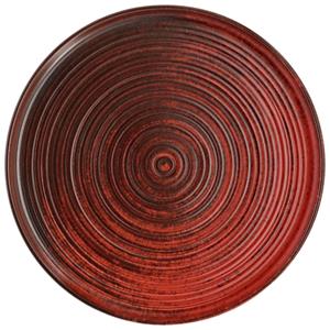 Vega Plat bord met rand Etana; 27x1.4 cm (ØxH); rood; rond; 6 stuk / verpakking