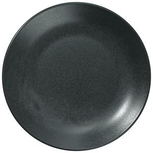 Vega Plat bord Masca; 28 cm (Ø); zwart; rond; 6 stuk / verpakking