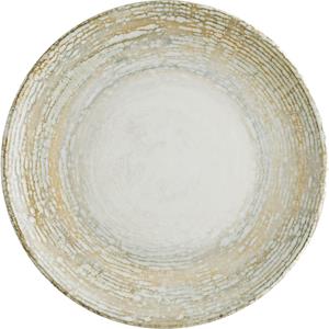 Bonna Plat bord Patera; 21 cm (Ø); wit/beige; rond; 12 stuk / verpakking
