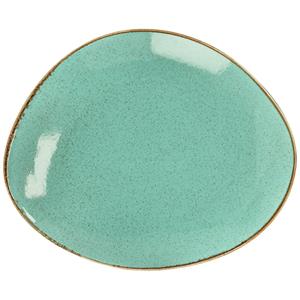 Vega Bord Sidina organisch; 32x26.5 cm (LxB); turquoise; organisch; 6 stuk / verpakking