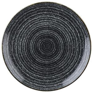 Churchill Plat bord Studio Prints Charcoal Black Coupe; 16.5 cm (Ø); zwart; rond; 12 stuk / verpakking