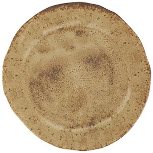 Porland Plat bord Natura; 30x2 cm (ØxH); lichtbruin/donkerbruin; rond; 6 stuk / verpakking