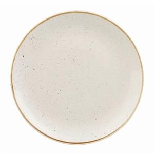 Churchill Plat bord Stonecast Barley White Coupe; 16.5 cm (Ø); wit/bruin; rond; 12 stuk / verpakking