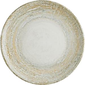 Bonna Plat bord Patera; 25 cm (Ø); wit/beige; rond; 12 stuk / verpakking