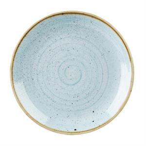 Churchill Plat bord Stonecast Duck Egg Coupe; 26 cm (Ø); lichtblauw/bruin; rond; 12 stuk / verpakking