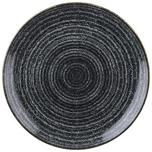Churchill Plat bord Studio Prints Charcoal Black Coupe; 21.7 cm (Ø); zwart; rond; 12 stuk / verpakking