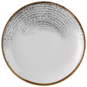 Churchill Plat bord Studio Prints Jasper Grey Coupe; 21.7 cm (Ø); grijs/bruin; rond; 12 stuk / verpakking