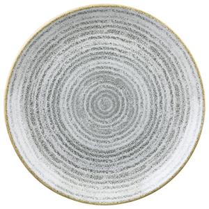 Churchill Plat bord Studio Prints Stone Grey Coupe; 21.7 cm (Ø); lichtgrijs/bruin; rond; 12 stuk / verpakking