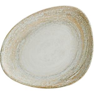 Bonna Plat bord Patera  organisch; 23x19.5 cm (LxB); wit/beige; organisch; 12 stuk / verpakking