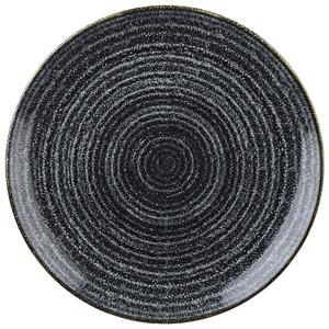 Churchill Plat bord Studio Prints Charcoal Black Coupe; 26 cm (Ø); zwart; rond; 12 stuk / verpakking