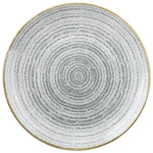 Churchill Plat bord Studio Prints Stone Grey Coupe; 26 cm (Ø); lichtgrijs/bruin; rond; 12 stuk / verpakking