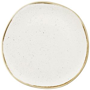 Churchill Plat bord Stonecast Barley White organisch; 26.4 cm (B); wit/bruin; organisch; 12 stuk / verpakking