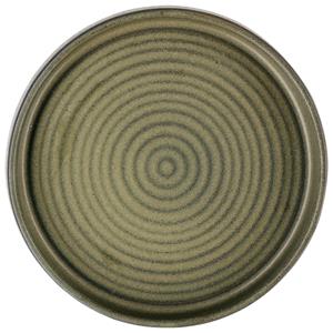 Vega Bord met lage rand Snug; 13.5x2 cm (ØxH); olijf; rond; 4 stuk / verpakking