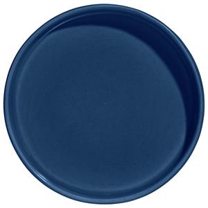 Vega Bord met lage rand Skady mat; 13.5x2 cm (ØxH); donkerblauw; rond; 4 stuk / verpakking
